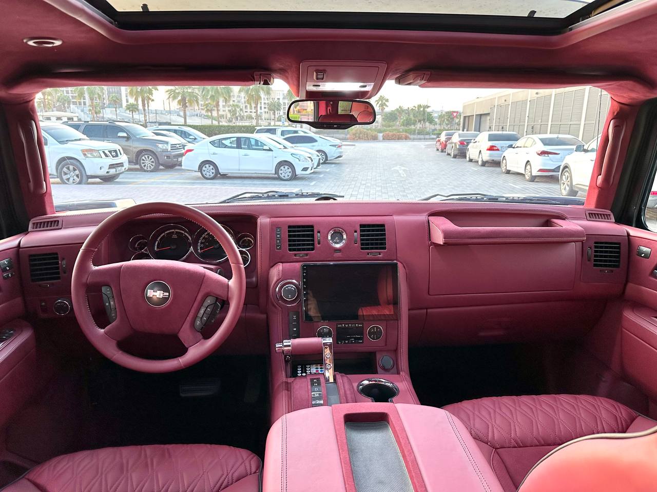 Hummer H2 Pink Inside