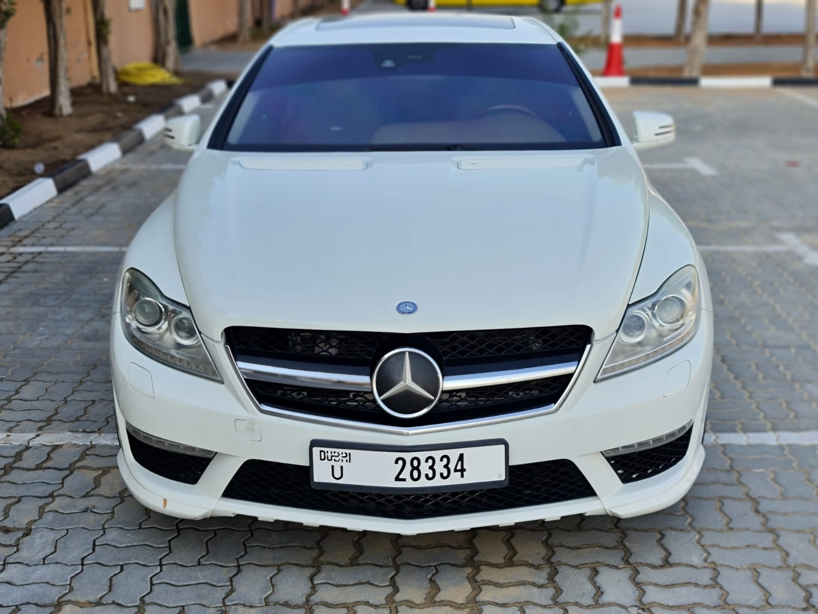 Mercedes CL63 AMG C216 White