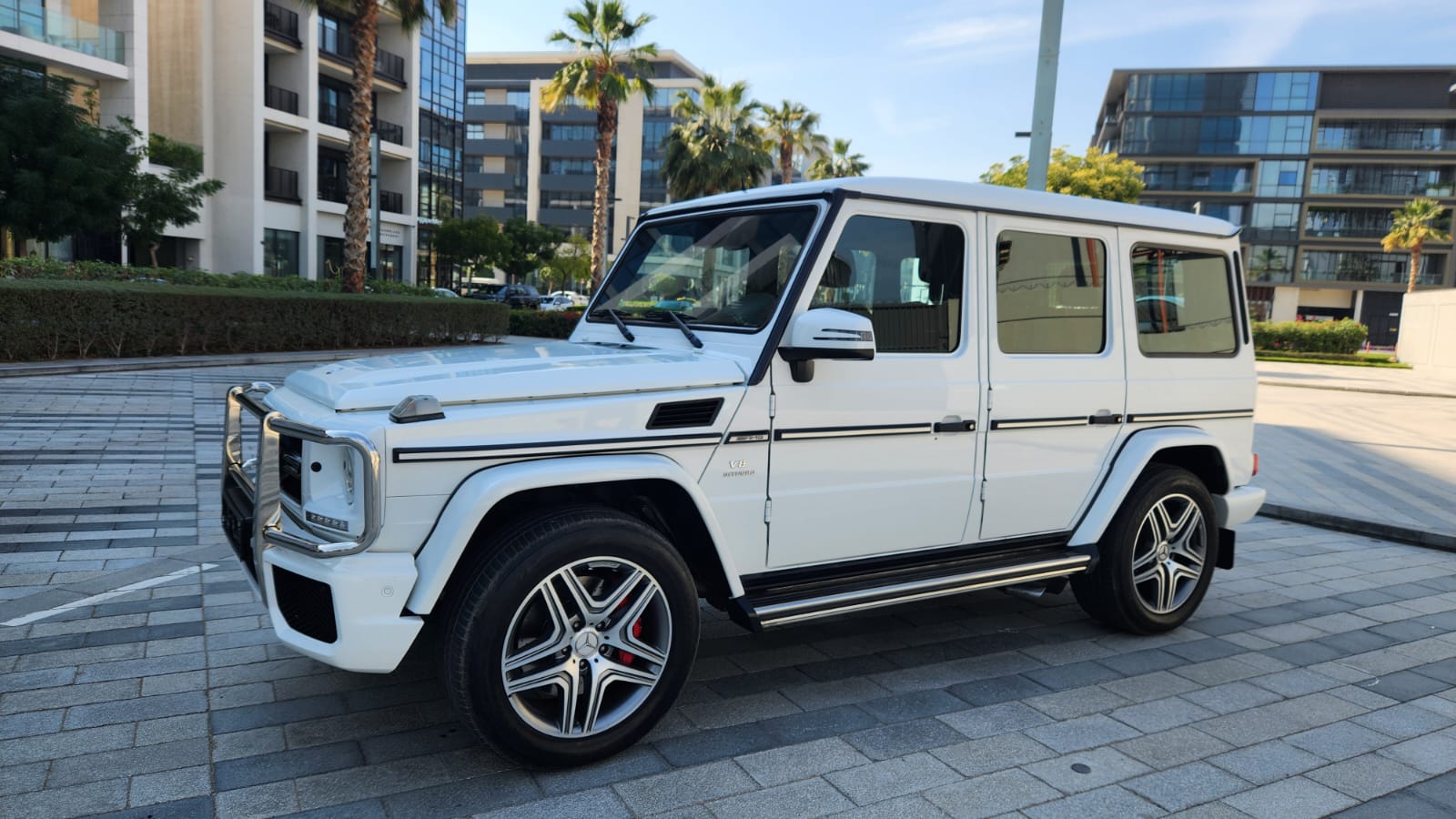 Mercedes G63 AMG White