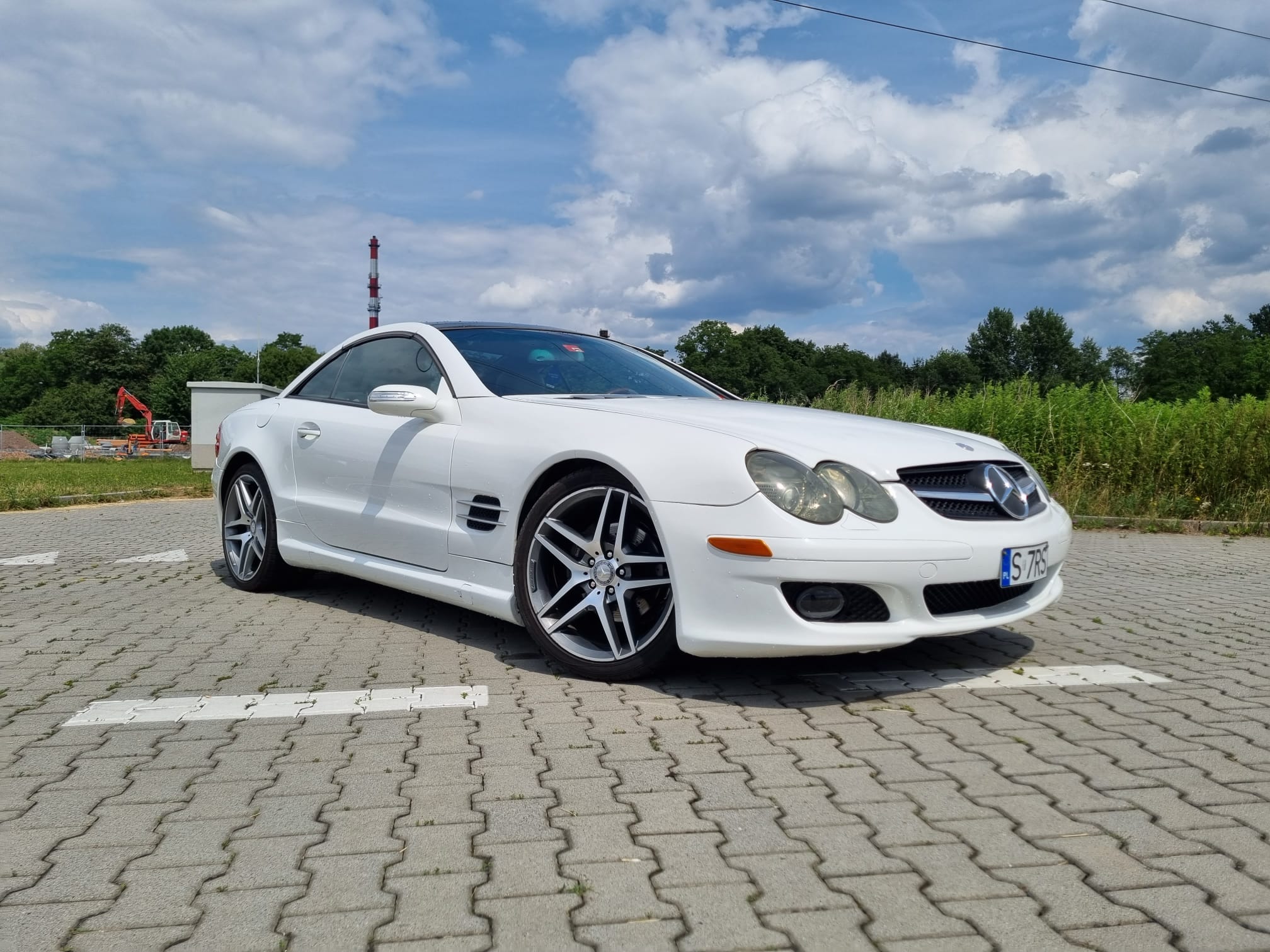 Mercedes SL500 R230 White