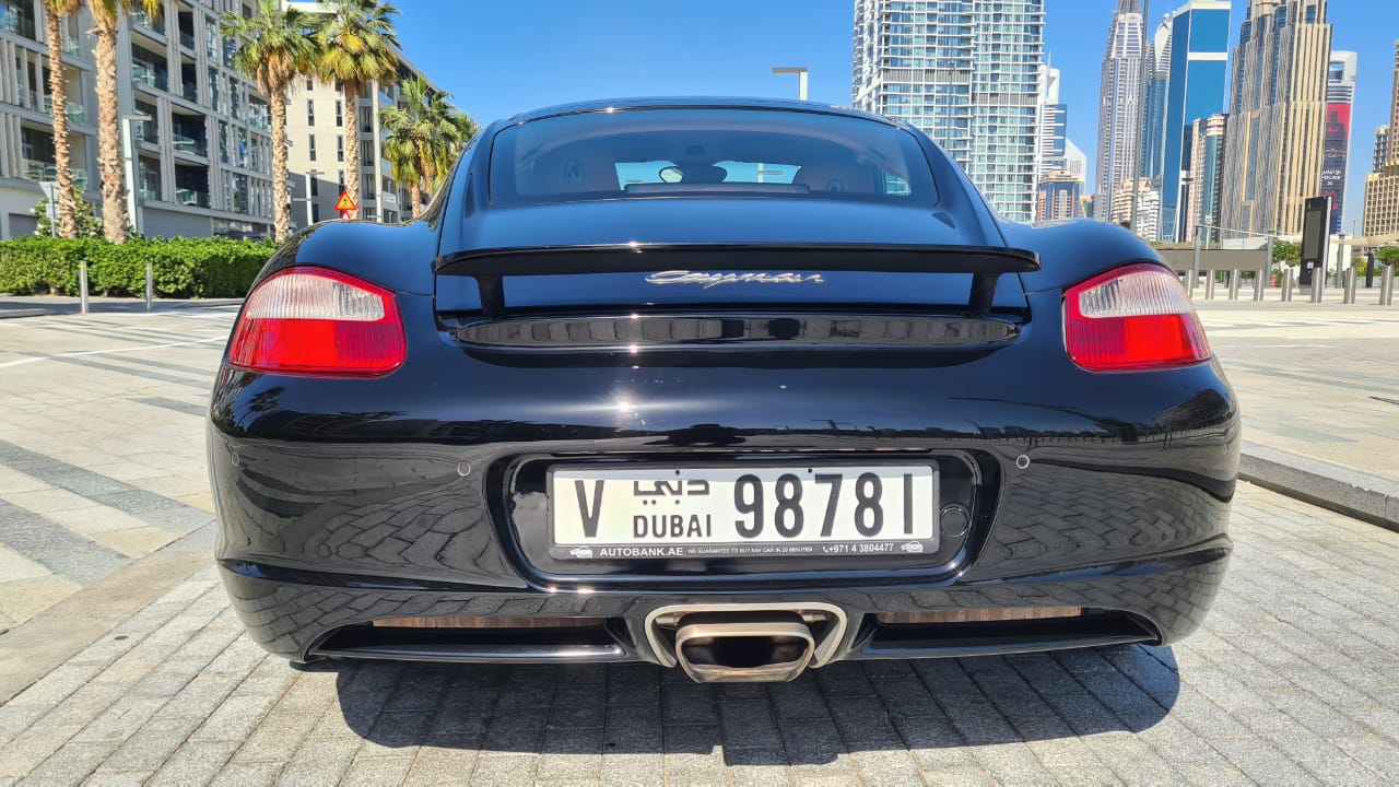 Porsche Cayman Black